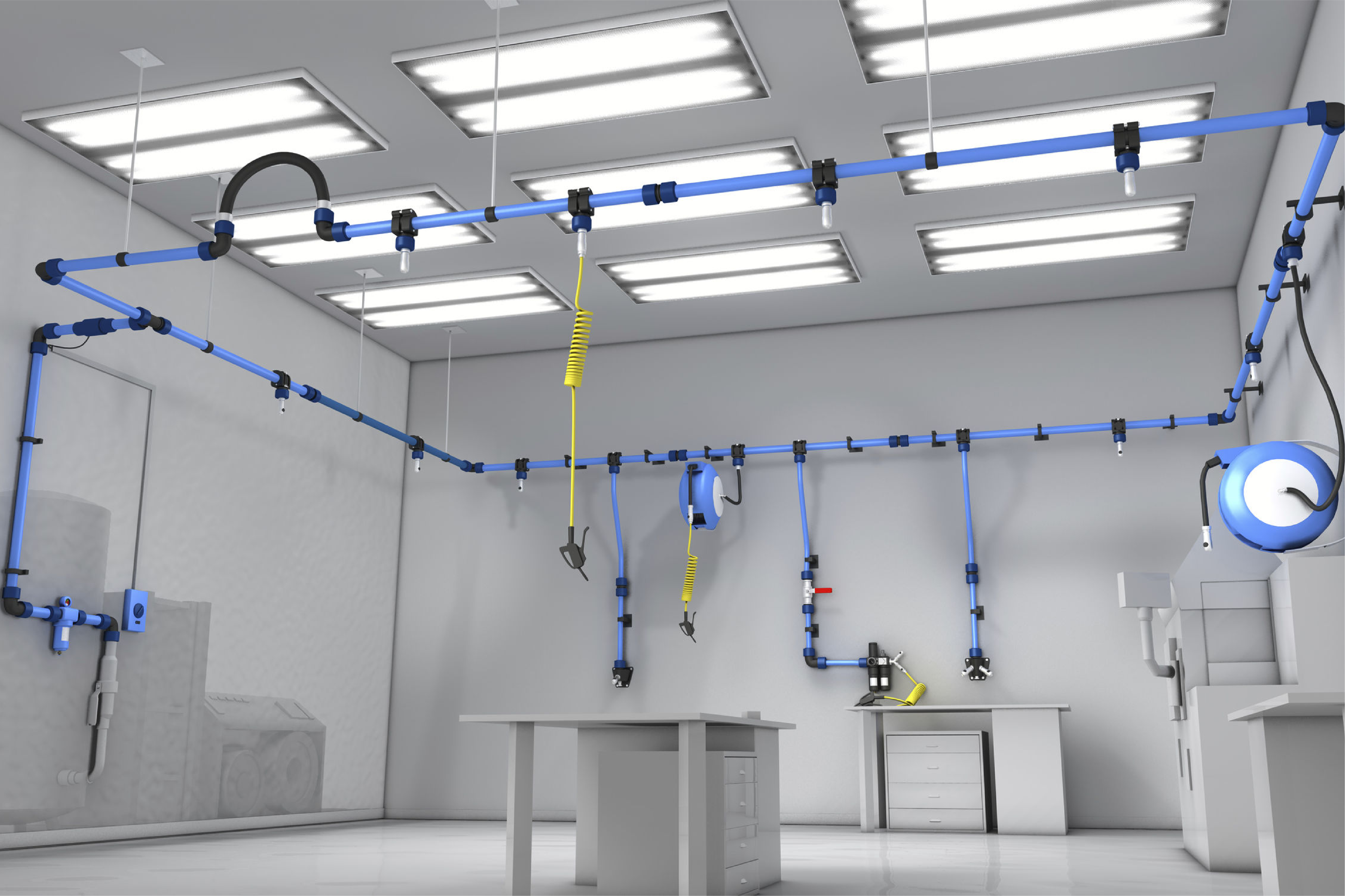 Tubería Modular para Aire Comprimido